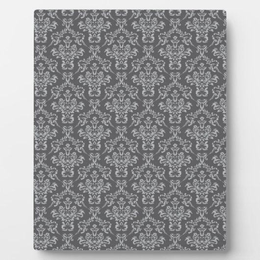 Damask in Grey Fotoplaat (Voorkant)