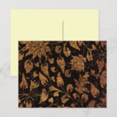 Damask in the Dark ~ Carte postale / Invitation (Devant / Derrière)