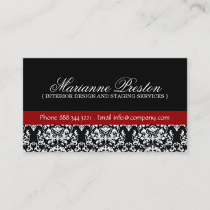 Damask Interior Designer Visitekaartje