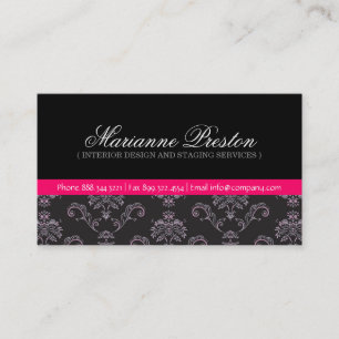 Damask Interior Designer Visitekaartje