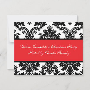 Damask Invitation Kaart