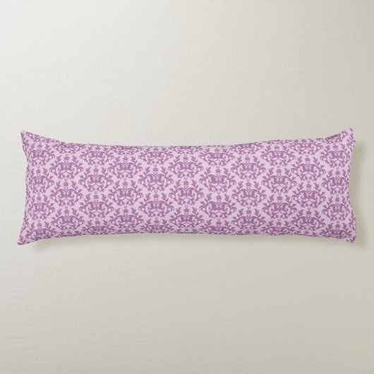 Damask Kangaroo Paws et coeur lilas long coussin (Devant)