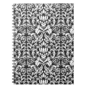 Damask Lace Brocade Classic Wallpaper Notitieboek