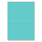 Damask marine blauw, aqua bruiloft escort plaats k kaart (Achterkant)