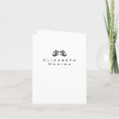 Damask Me ~ Cartes / Invitations (Dos)