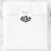 damask merci autocollant (Sac)