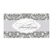 damask merci étiquette (Devant)