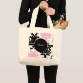 Damask Monogram Canvas tas (Voorkant (product))