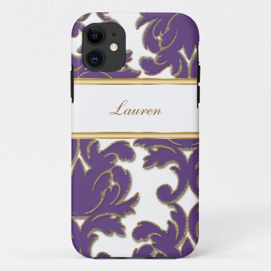 Damask Monogram iPhone 5 Hoesjes (Achterkant)