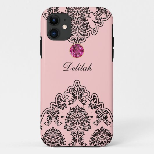 Damask Monogram iPhone 5 Hoesjes (Achterkant)