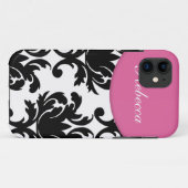 Damask Monogram iPhone 5S cases (Achterkant (horizontaal))