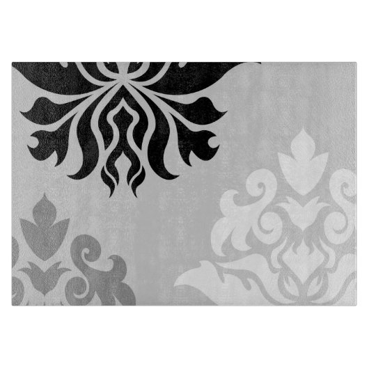 Damask  Montage Monochrome I Snijplank (Voorkant)