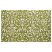 Damask Olive Stof (Fat Quarter)