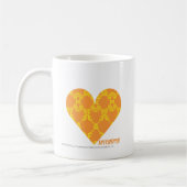 Damask Oranje-Yellow 2 Koffiemok (Links)
