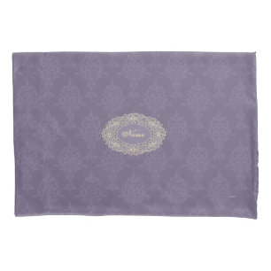 Damask Paarse Victoriaans look Kussensloop