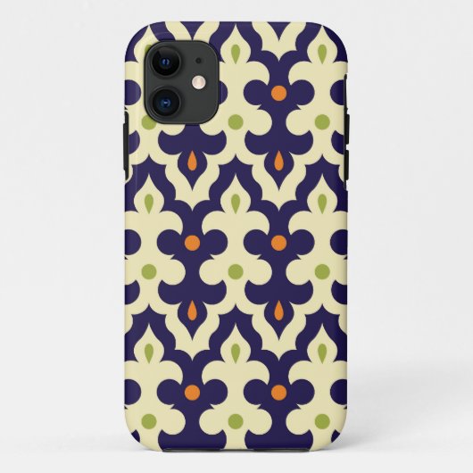 Damask paisley arabesque behang patroon Case-Mate iPhone case (Achterkant)