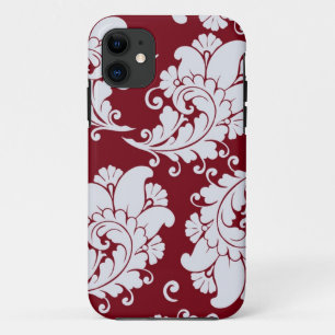 Damask paisley wallpaper floragepatroon iPhone 11 hoesje