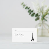 Damask Paris Place Card Plaatskaartje (Staand voorkant)