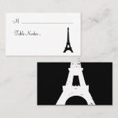 Damask Paris Place Card Plaatskaartje (Voorkant / Achterkant)