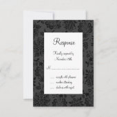 Damask Paris RSVP (noir) (Devant)