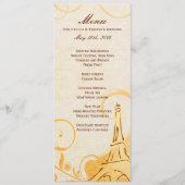 Damask Parisienne - Marmalade & Fall Spice Menu (Devant)