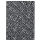 Damask Pattern Black Achtergrond-23961 Klembord (Achterkant)
