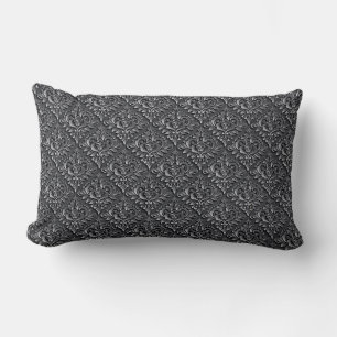 Damask Pattern Black Achtergrond-23961 Kussen