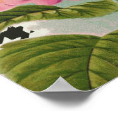 Damask Pattern Floral Decor Love Life Poster (Hoek)