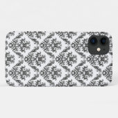 Damask Pattern, French Damask, Black and White Case-Mate iPhone Case (Achterkant (horizontaal))