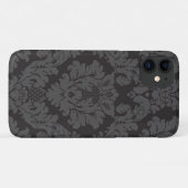 Damask Pattern, Grey Damask, French Damask Case-Mate iPhone Case (Achterkant (horizontaal))
