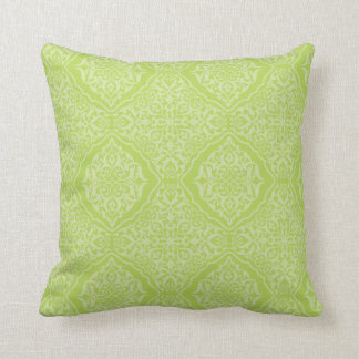 Damask Pattern Pillow - Limoen en Green Kussen