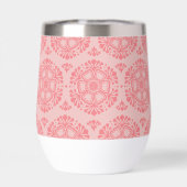 DAMASK PATTERN stijlvolle koraal blush roze (Achterkant)