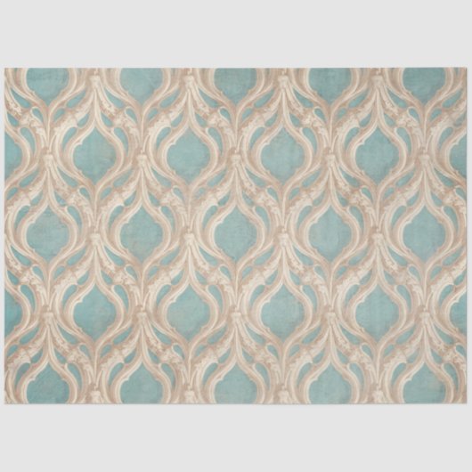  Damask Pattern Tissuepapier (Voorkant)