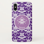  Damask Patterned Case-Mate iPhone Case (Achterkant)