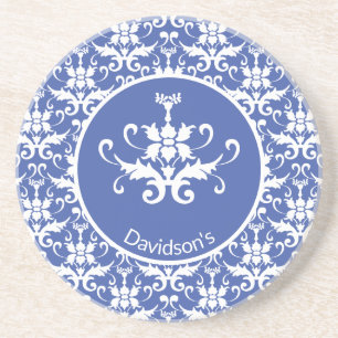  Damask Patterned Zandsteen Onderzetter