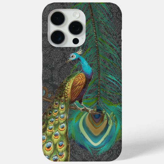 Damask Peacock & Veer kies Kleur Case-Mate iPhone Case (Achterkant)