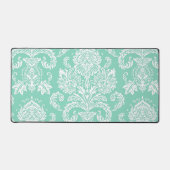 Damask Pearl Aqua couleur unique (Recto)