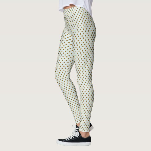 Damask Polka Leggings (Gauche)