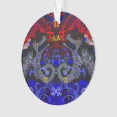 Damask polyamory Dragon dans Poly Pride Flag Color (devant)