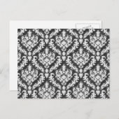 Damask Print in Grey - Prachtig! Briefkaart (Voorkant / Achterkant)