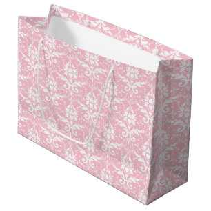 Damask Print Large Gift Bag Groot Cadeauzakje