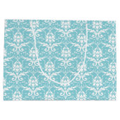Damask Print Large Gift Bag Groot Cadeauzakje (Achterkant)