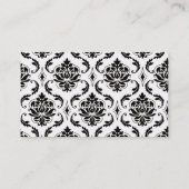 Damask Purple Mariage Carte Coupon de boisson grat (Dos)