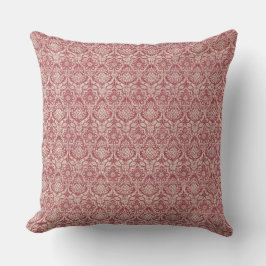 Damask Red Pattern Kussen