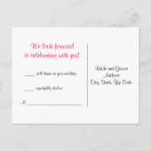 Damask Response Briefkaart (Achterkant)