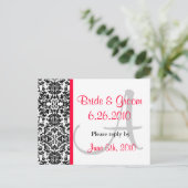 Damask Response Briefkaart (Staand voorkant)