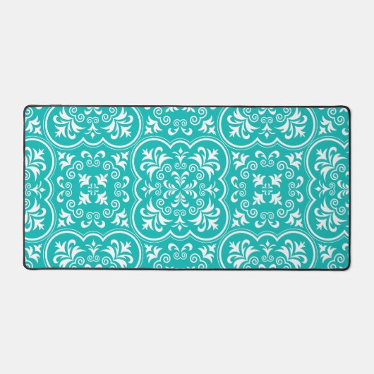 Damask Robin Oeuf Bleu Designer Couleur Coordonnée (Recto)
