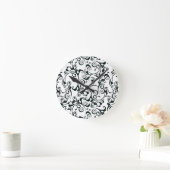 Damask Ronde Klok (Huis)