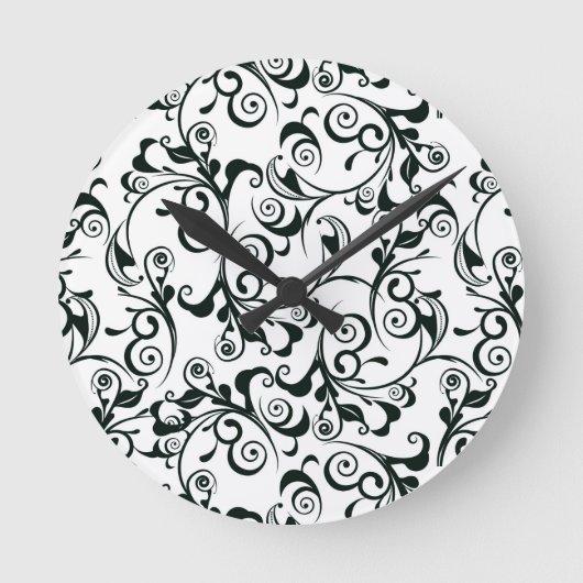 Damask Ronde Klok (Voorkant)