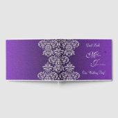 Damask Royal Purple Mariage Livre d'or (Complet)
